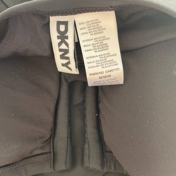 DKNY strapless ruched one piece swimwear - Picture 2 of 2